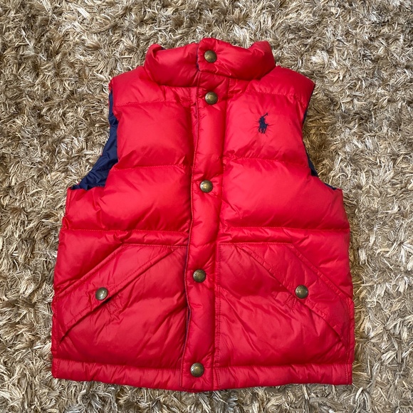 Ralph Lauren Reversible Vest Kids 4t - Picture 2 of 5
